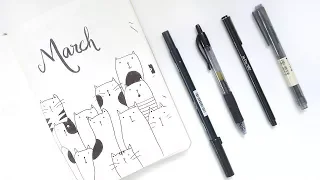 PLAN WITH ME March 2018 Bullet Journal (BUJO) Setup ~ A Beautiful Fable