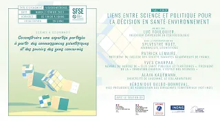 Table-ronde "Liens entre science et politique pour la décision en Santé-environnement"