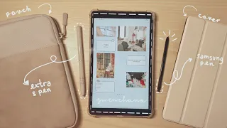 ☁️best affordable android tablet w/pen (Samsung Galaxy Tab A 8.0" w/spen 2019) | aesthetic unboxing