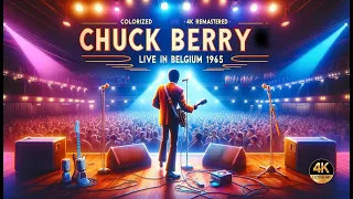 Chuck Berry (Colorized & 4K Remastered) Live in Belgium 1965