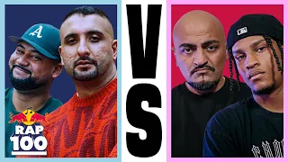 SSIO & Pete Boateng VS XATAR & Scoosy | Rap Duell #5 | Red Bull Rap Einhundert