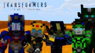 Transformers: Age Of Extinction - Autobots Reunite Scene - short- Minecraft Recreation