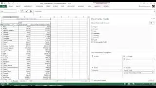 Advanced Pivot Table Features