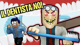 SCAPPARE DA BOB IL DENTISTA SPAVENTOSO DI ROBLOX 😱🦷 Obby Spaventosa!