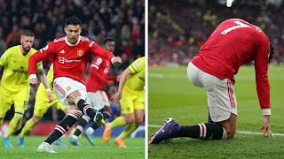 Ronaldo EMOTIONAL last goal at Old Trafford in Man United 3-0 Brentford