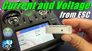 RC Light Systems ETC: How to get voltage (12s+) and current from your ESC with ELRS and EdgeTX.