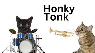 Honky Tonk Kitty Cat: A song played by cats! (indie music)