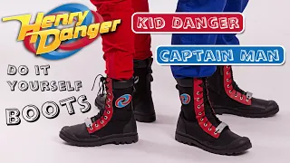 Henry Danger costume cosplay DIY BOOTS Kid Danger Captain Man