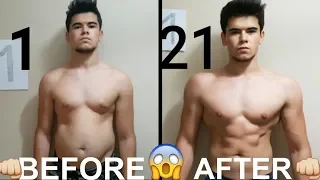 My 21 Days Incredible Body Transformation / Home Workout / 17 Years old / T-H-F