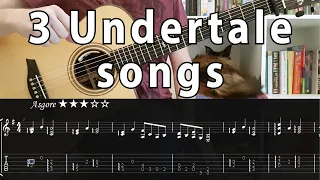 Asgore | Waterfall | Undertale theme - fingerstyle guitar + tabs