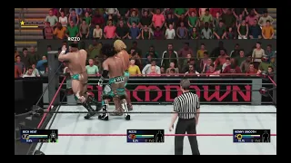 WWE 2K19 - WEW  BECK HEAT VS. RIZZO VS. KENNY SMOOTH