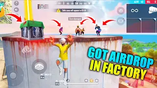 Booyah In Factory Roof Challenge | Airdrop In Factory Roof | Garena Free Fire King Of Factory Fight