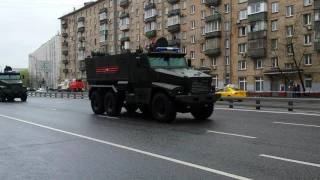 Проход военной техники после Парада Победы 09.05.2017 (часть 1)