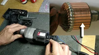 Почему искрят щётки на электродрели ИЭ 1505 БЭ Why spark brushes on electric drills