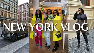 NYC VLOG: Fashionphile x BLKGirlsInColor Event, NYFW Dinner With The Girls, & More | GeranikaMycia