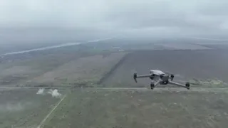 First drone battle in Ukraine war. Ukrainian drone destroyed Russian DJI M3 drone第一場無人機戰鬥，由烏克蘭獲勝