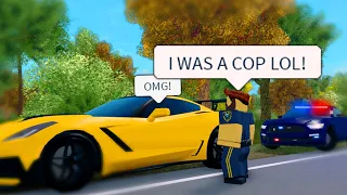 He Wanted To Street RACE ME! BUT He Was A UNDERCOVER COP! (Roblox)