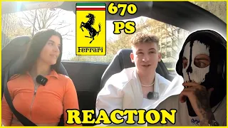 MOJI REAGIERT auf OF-GIRL IM 670 PS FERRARI😨 | Tomsprm