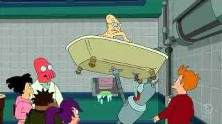 Futurama wszyscy pijani PL (Everyone drunk after benders make alcohol from water) "Benderama" s06e17