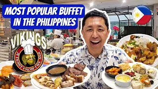 Legendary $17 Filipino Buffet | Iconic VIKINGS LUXURY BUFFET All You Can Eat 🇵🇭