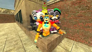 SPARTAN KICK HYPER GOLD GLAMROCK ANIMATRONICS In Boneworks VR! Five Nights at Freddy's