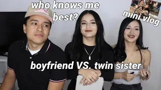 WHO KNOWS ME BEST? + mini VLOG