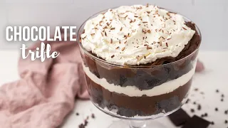 Easy Chocolate Trifle (the easiest dessert!) | The Recipe Rebel
