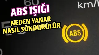 ABS Lambası Neden Yanar? ABS Işığı Nasıl Söndürülür | ABS Arıza Lambası Sebepleri