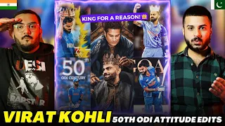 Virat Kohli 50th Century Attitude Videos Reaction 🔥😈| The Reactors