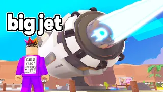 Roblox I Upgrade JET Engine Blow Speed To MAXIMUM