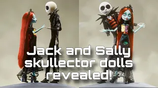 MONSTER HIGH NEWS! NEW Skullector Jack and Sally Nightmare Before Christmas dolls revealed!