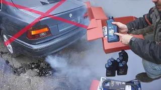 Am stricat E39-le 520d chiar înainte de burnout.. fum+ulei+antigel= :(