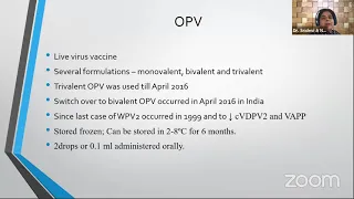 Vaccines  - Dr. Sridevi Narayanan