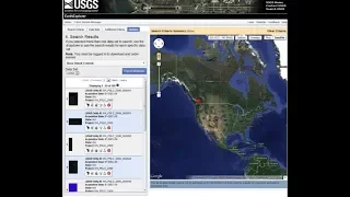 كيفية تحميل مرئيات فضائية وصور جوية من موقع USGS | ـ How to download satellite images