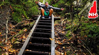 Hiking the Terrifying Ladders of Mt Flume | NH 48 | White Mountains New Hampshire