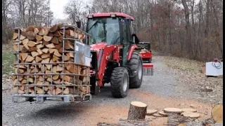 #290 Tractors,Turkeys, and FIREWOOD! It's Thanksgiving!