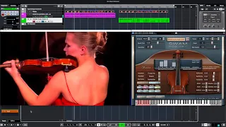 SWAM virtual violin vs acoustic  violin