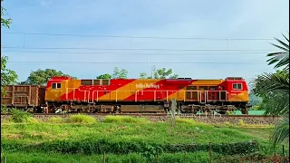 GE Classic Chugging Actions by Back-to-Back Roza WDG4G Wabtec Diesel Locomotives | Indian Railways