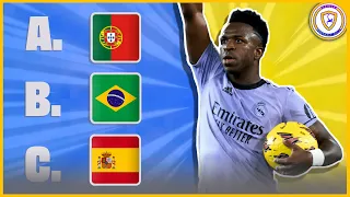 GUESS THE COUNTRY OF EACH PLAYER | FOOTBALL QUIZ 2024