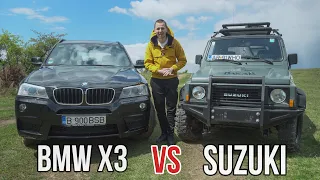 Cum merge un SUV pe off road? (BMW X3 vs Suzuki Samurai)