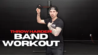 9 Baseball J-Band Arm Care Exercises | Throw Harder And Avoid Injury