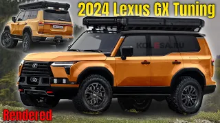 Even more brutal new 2024 Lexus GX with off road tuning rendered