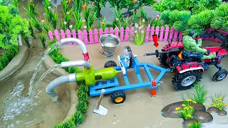 Top the most creatives science projects part #23 Sunfarming ! diy mini tractor plough machine