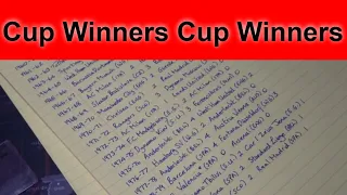 CUP WINNERS CUP WINNERS | Whisper