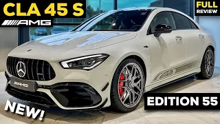 2023 MERCEDES CLA 45 S AMG Coupe NEW Edition 55 Baby GT 4 Door?! FULL Review Sound Exterior Interior