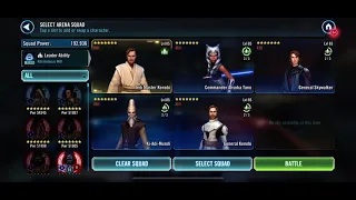 SWGOH beating LV with Maul