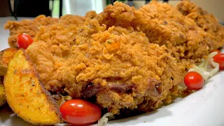 دجاج كنتاكي المقرمش الوصفة السرية كما في مطاعم KFC