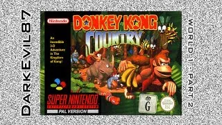 Donkey Kong Country - DarkEvil87's Longplays - Kongo Jungle: World 1 [Part 2/2] (SNES)