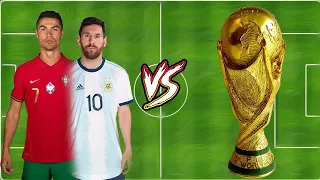 Messi Ronaldo vs World Cup Winners 🔥💪