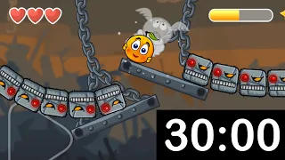 Cover Orange Ball - Speedrunning - All Levels - All Volumes - All Bosses - 30 Minutes Gameplay